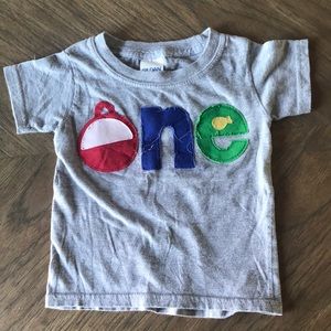 Fish theme 1st birthday party T-shirt